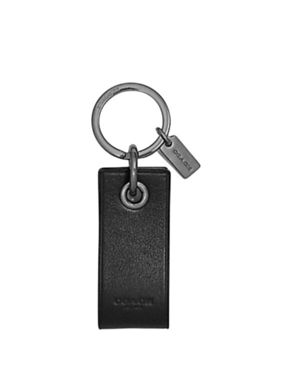 Coach F31012 Leather USB Key, Black